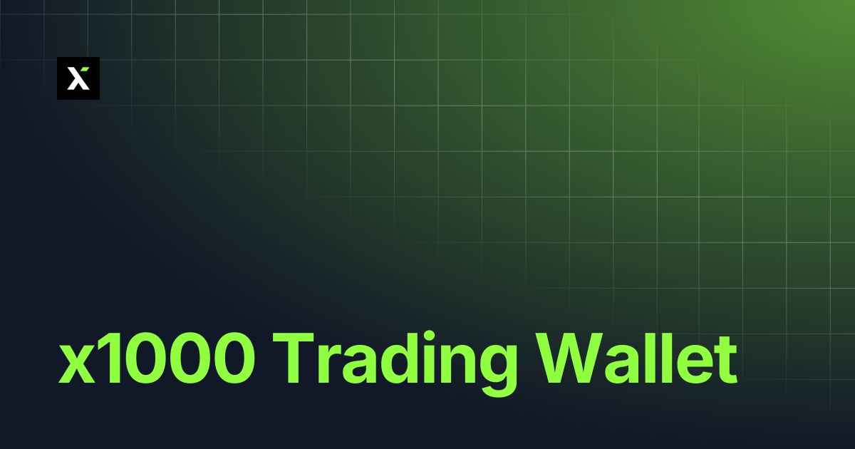 x1000 Trading Wallet | x1000